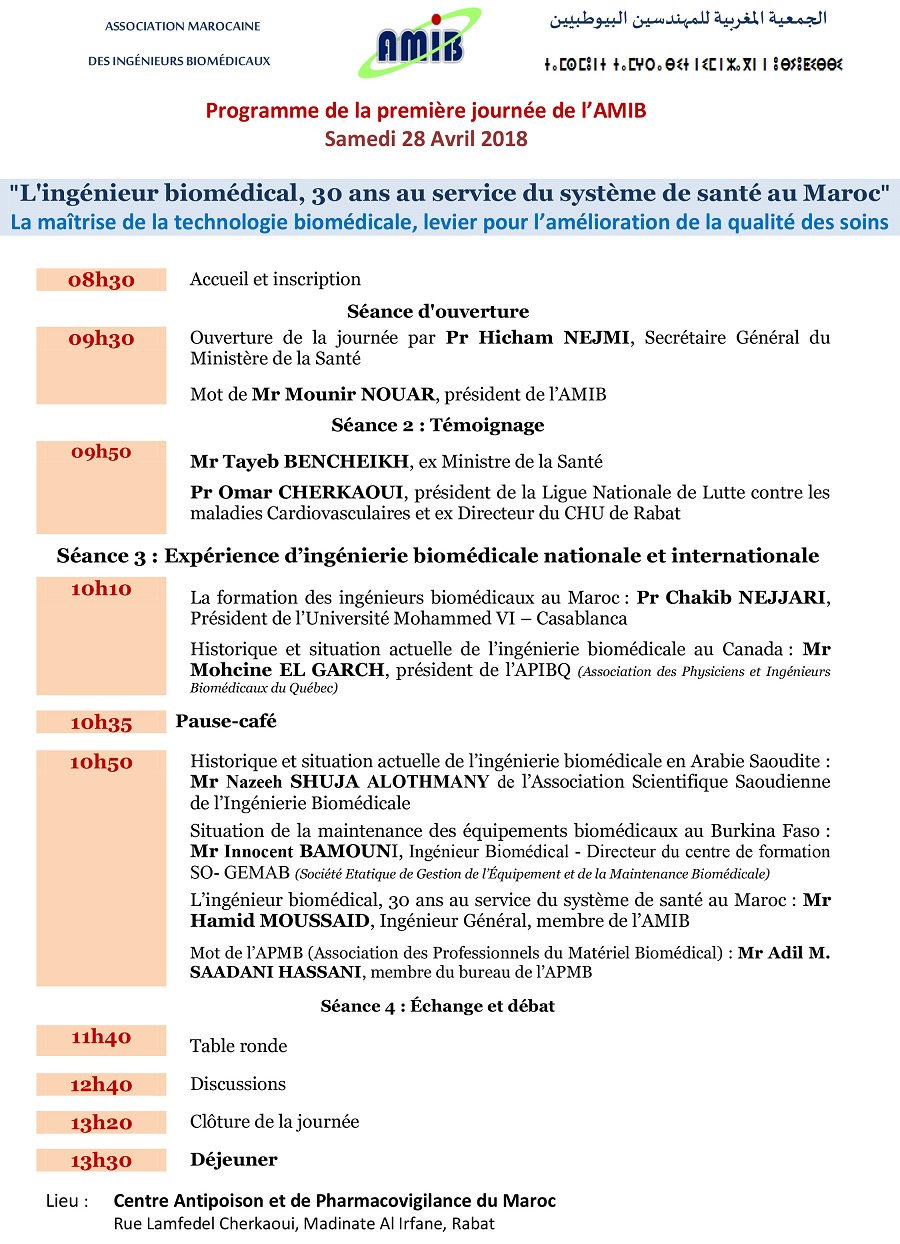 amib Programme journee du 28 avril 
